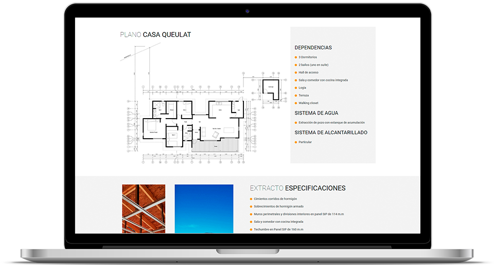 Diseño página web - Casa Patagonia