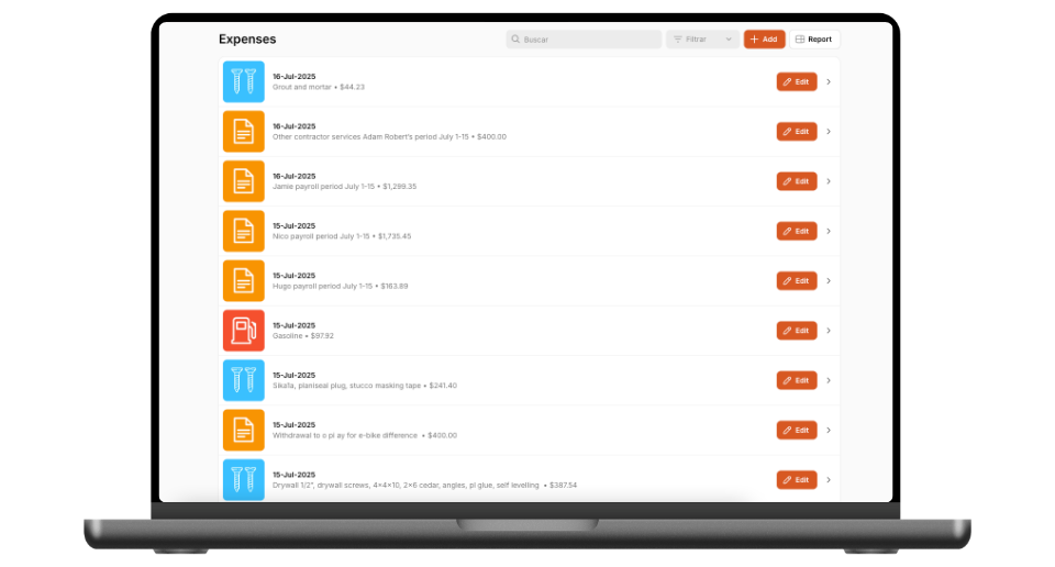 App de gestión interna para empresa constructora canadiense