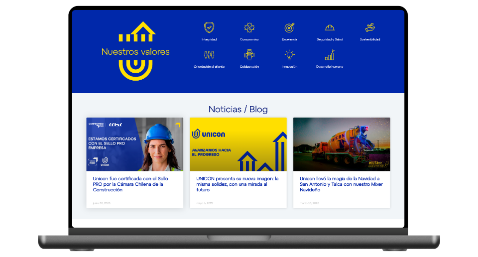 Diseño web Unicon