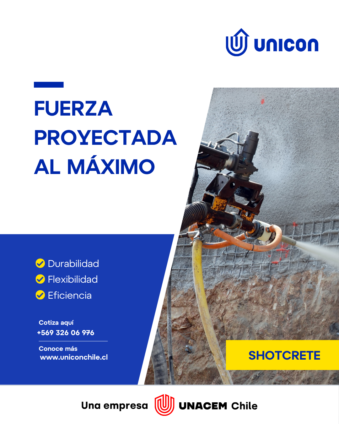 Diseño y creacion de post para Linkedin | Unicon Chile Hormigon