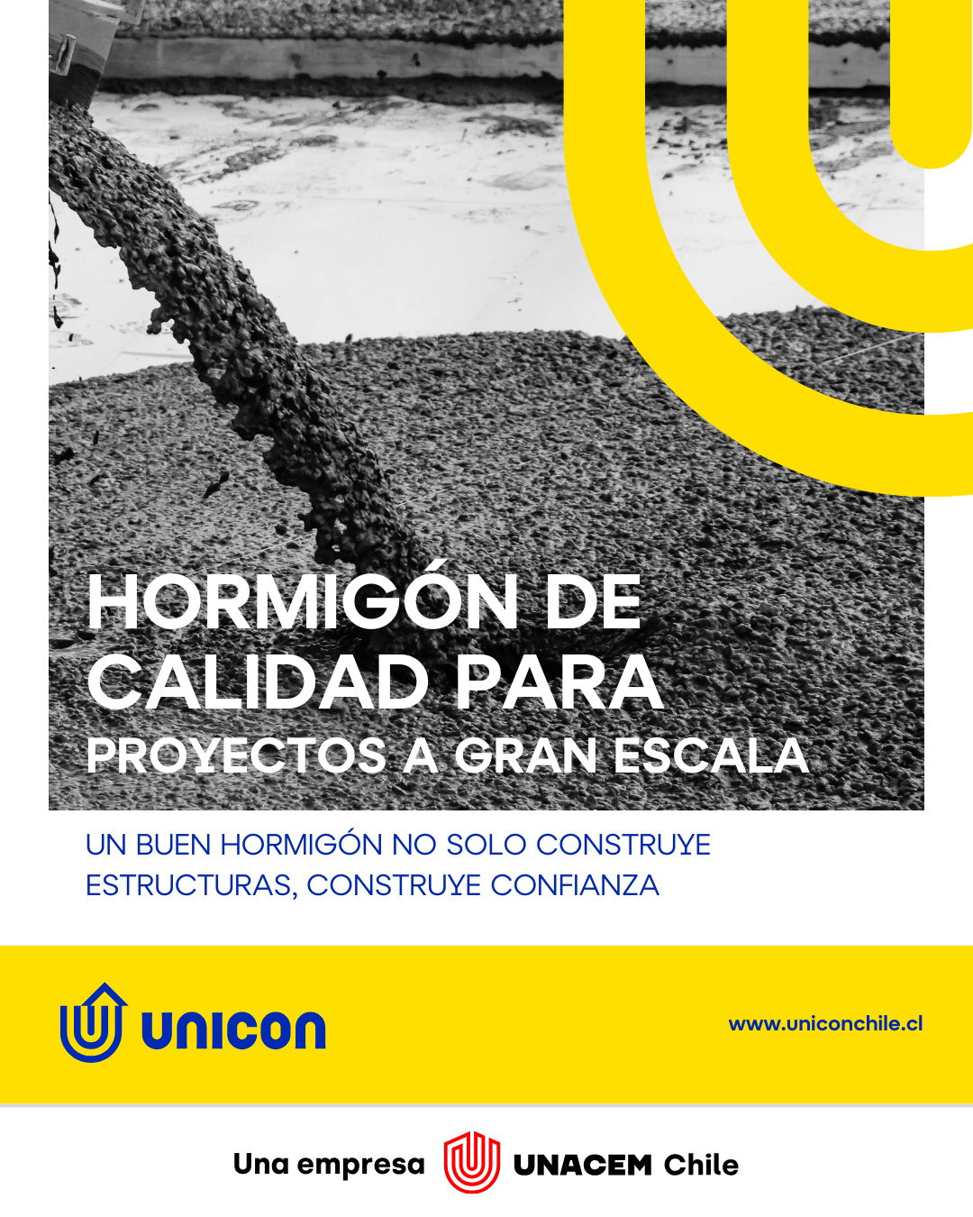 Diseño y creacion de post para Linkedin | Unicon Chile Hormigon