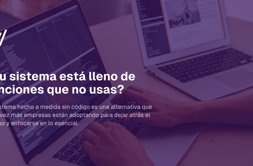 sistema hecho a medida sin código