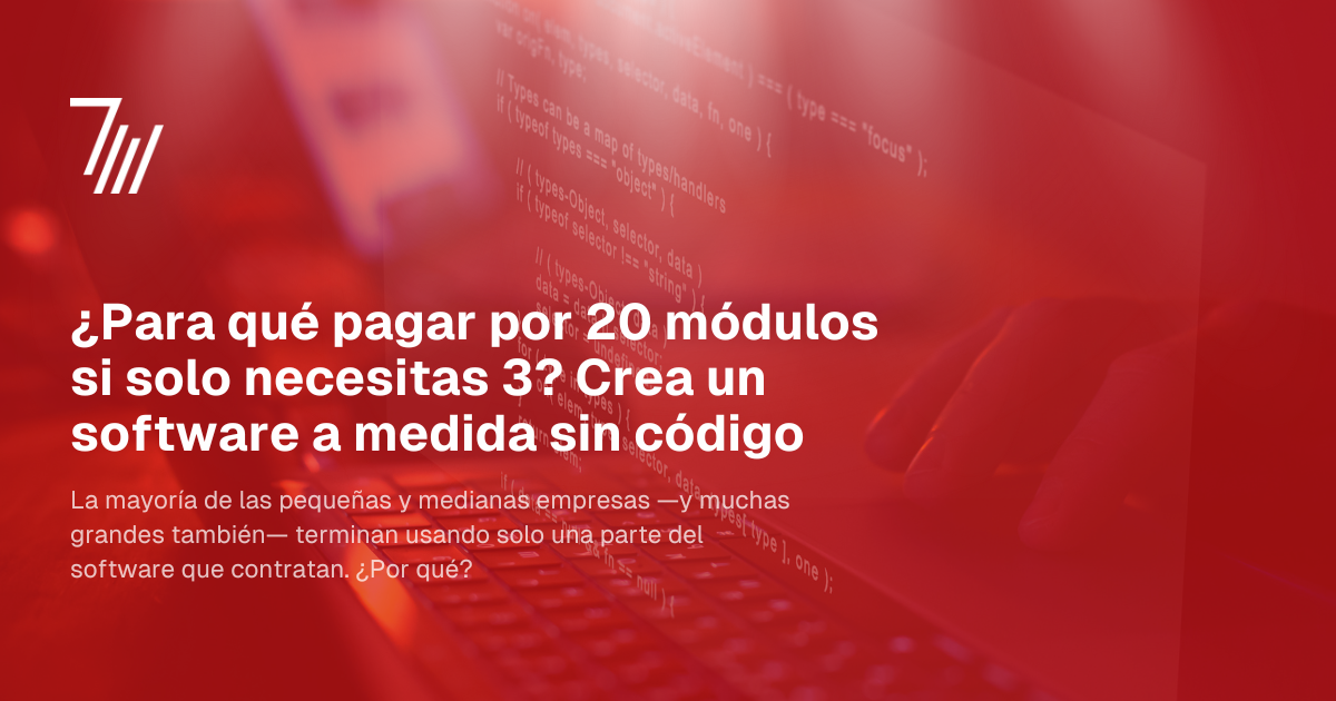 software a medida sin código