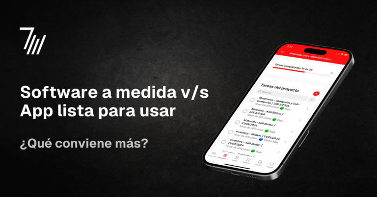 software a medida vs saas empresa Chile